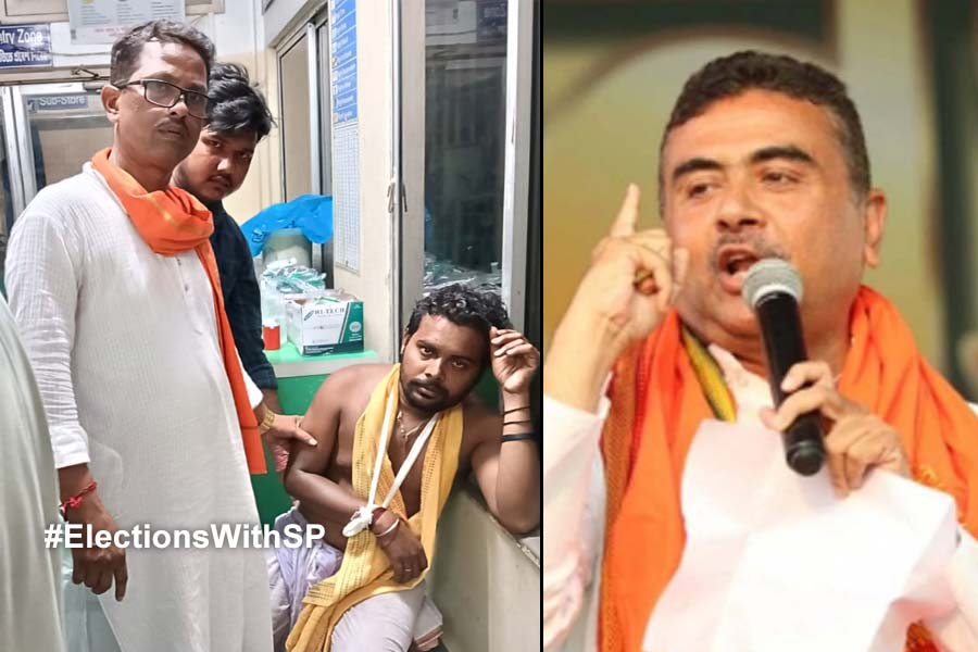 After Suvendu Adhikari's meeting BJP workers allegedly attacked by TMC