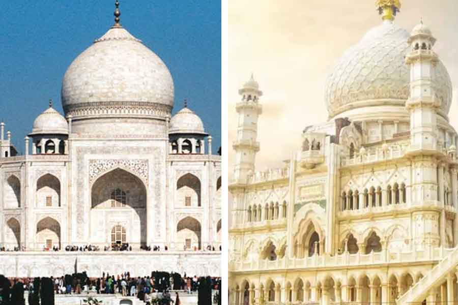 Taj Mahal Gets competition as new white marble Temple opens in Agra