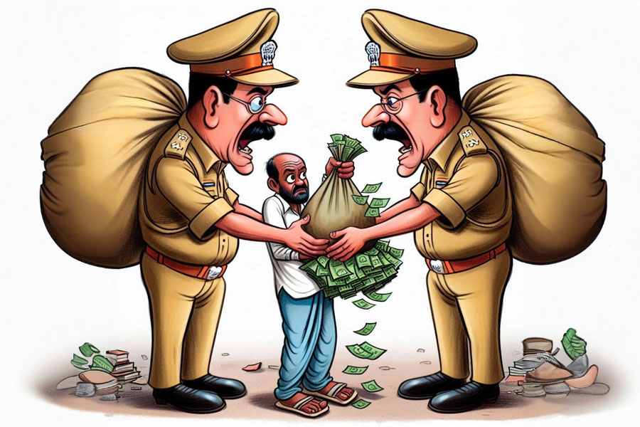 Two police constable suspended for allegedly take money for giving job in Bangladesh