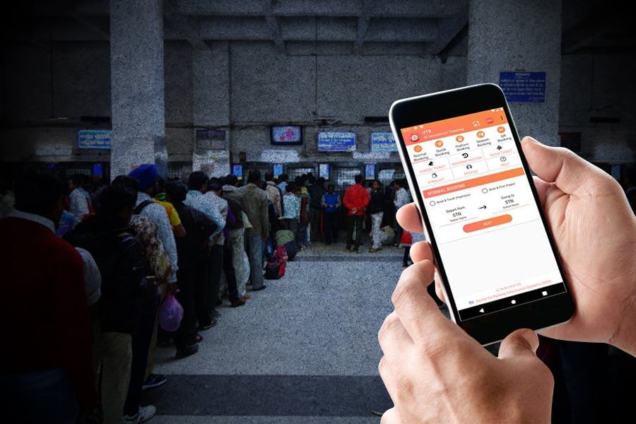 Railways has brought a big change to buy local train tickets on UTS App