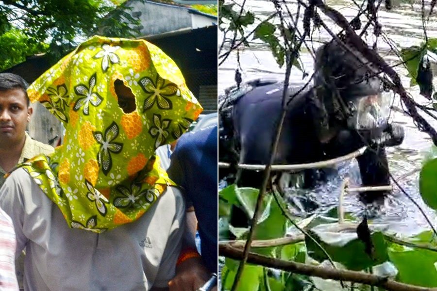 বাংলাদেশের সাংসদ ‘খুন’: দেহের খোঁজে অভিযুক্ত কসাইকে নিয়ে খালে তল্লাশি সিআইডির