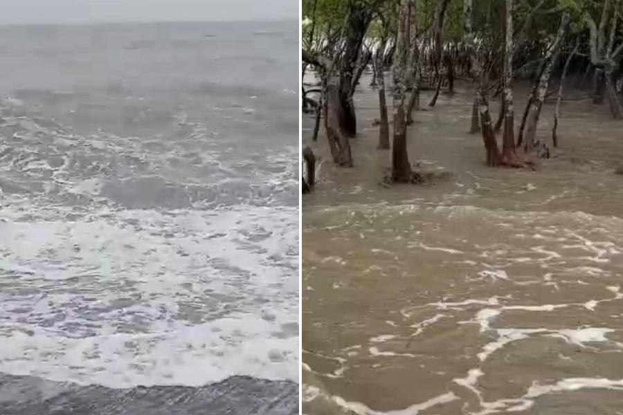 রেমালের দাপটে উত্তাল সমুদ্র, জেলায়-জেলায় দমকা হাওয়া-বৃষ্টি