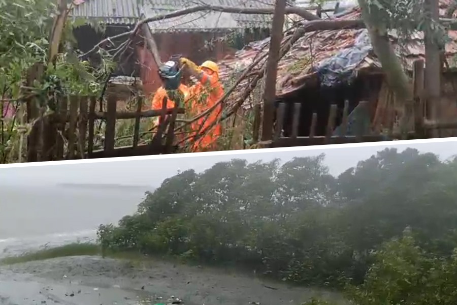 রেমাল ঝড়ে তছনছ সুন্দরবন, বিভিন্ন এলাকায় চলছে বৃষ্টি