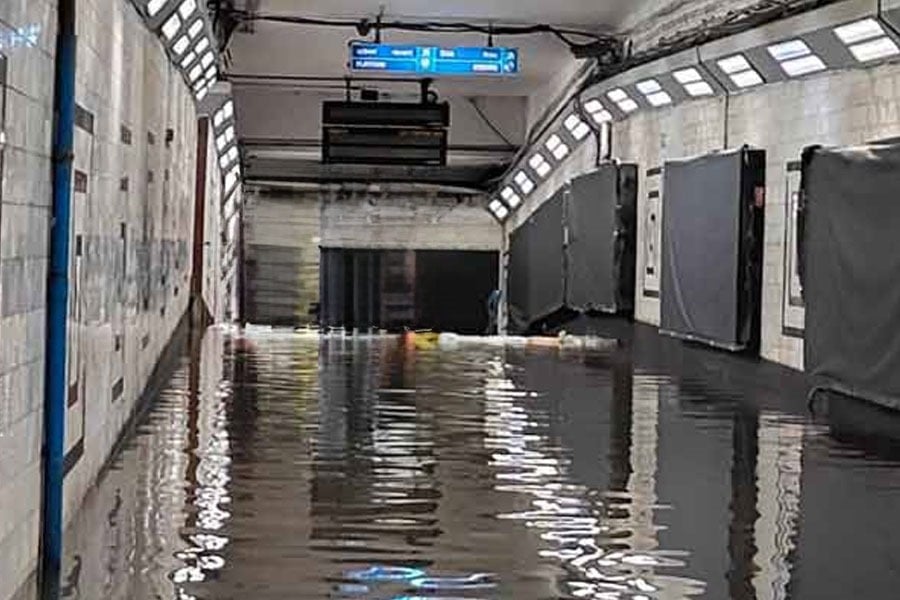 Why Park Street Metro station water logged