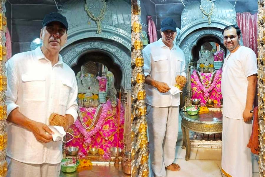 Akshay Kumar seeks blessings at Pushkar's Brahma Temple amid Jolly LLB shooting