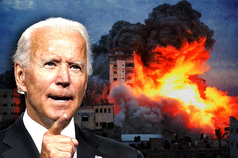 Biden says US won't supply weapons to Israel