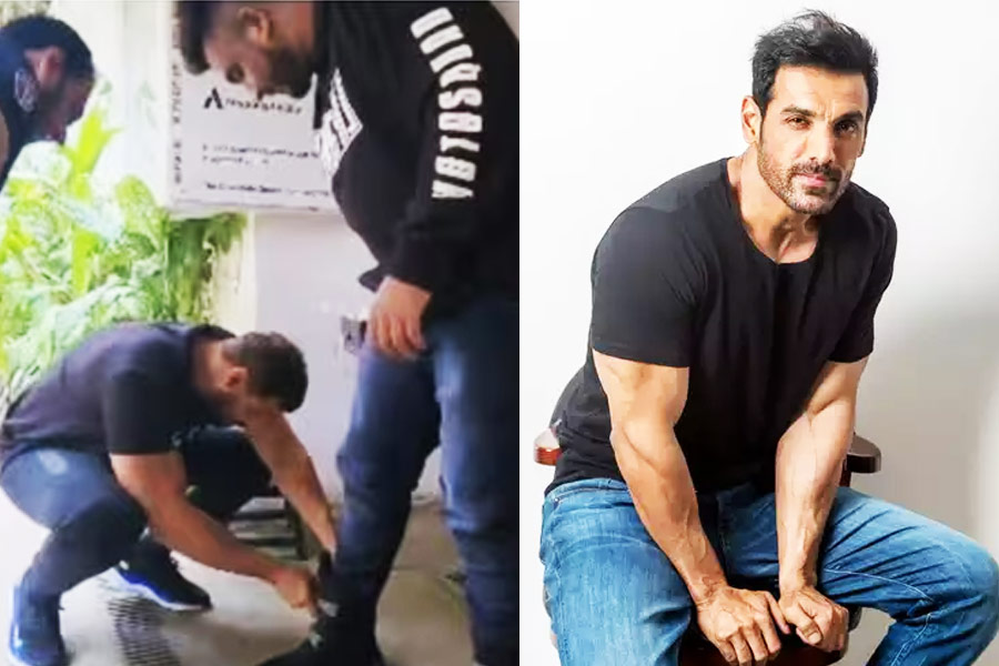 John Abraham Gifts Shoes To A Fan On His Birthday, Video Viral