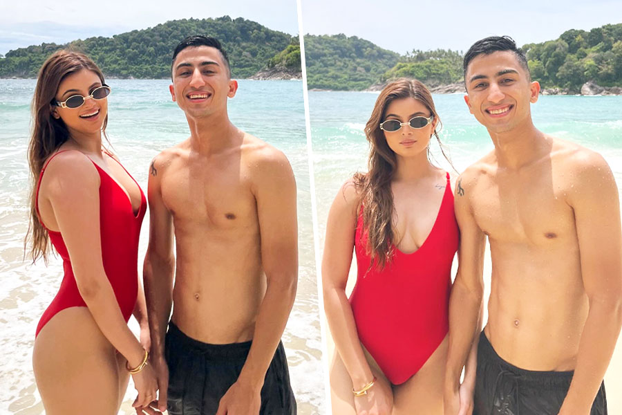 Ex Mohun Bagan Footballer Kiyan Nassir and his partner Mihira Singh are spending holiday