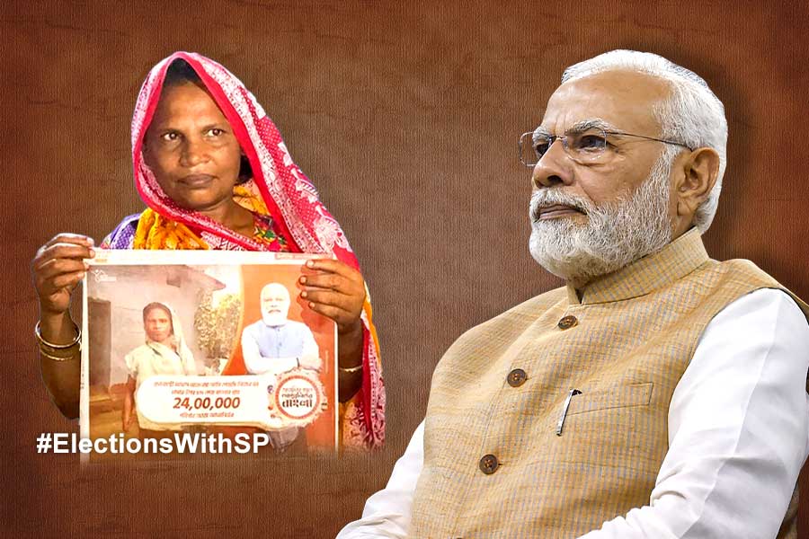 বিজ্ঞাপনে জ্বলজ্বল করছে ছবি অথচ মেলেনি আবাসের বাড়ি! মোদির ‘ভাঁওতাবাজি’ ফাঁস