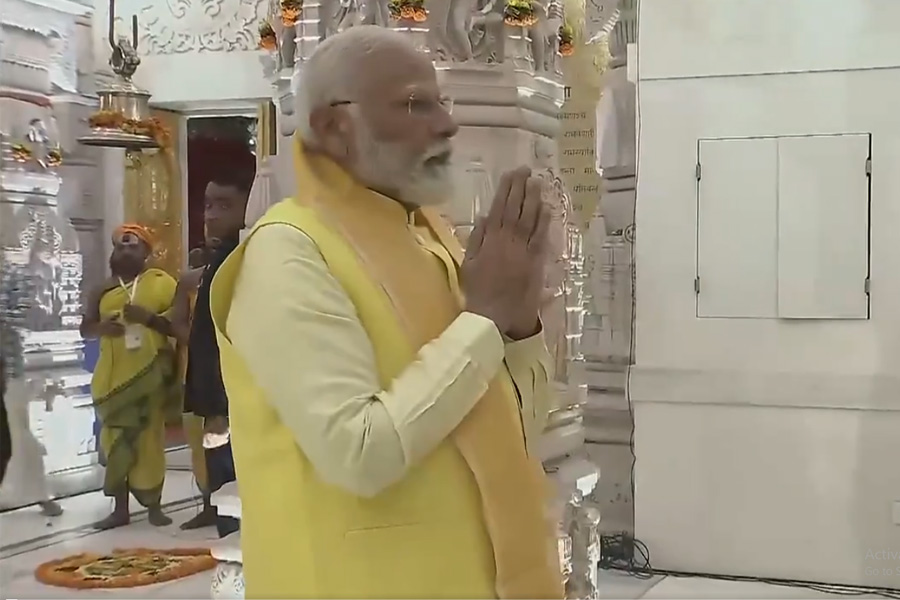 Narendra Modi visits Ayodhya Ram Mandir
