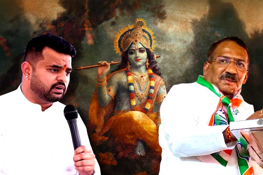৪০০ মহিলার ‘ধর্ষক’ রেভান্নাকে ভগবান শ্রীকৃষ্ণের সঙ্গে তুলনা! বেফাঁস কর্নাটকের মন্ত্রী