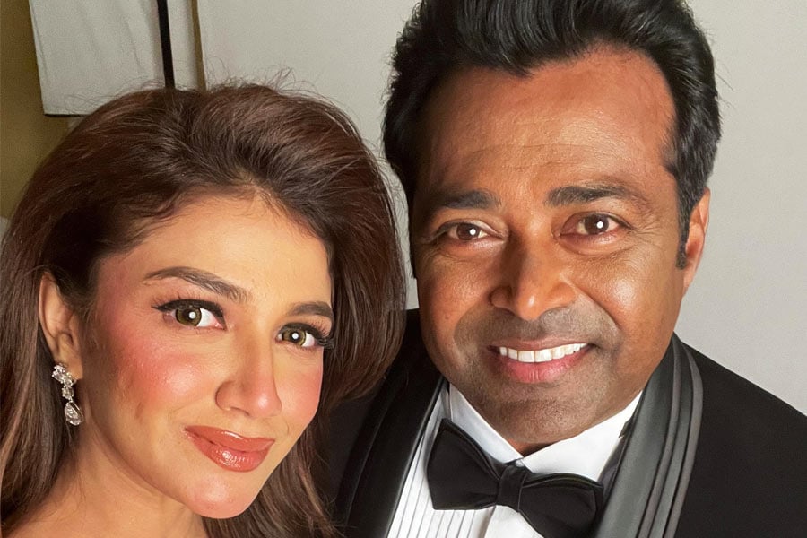 Sauraseni Maitra shoots ad with Leander Paes