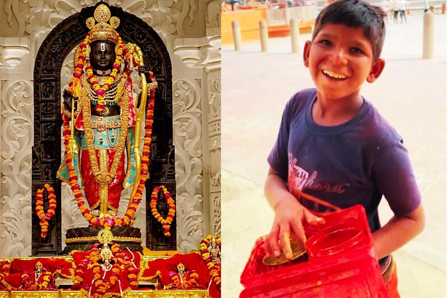 Ayodhya Chandan Tika Boy Viral Golu earns more than Doctor, watch