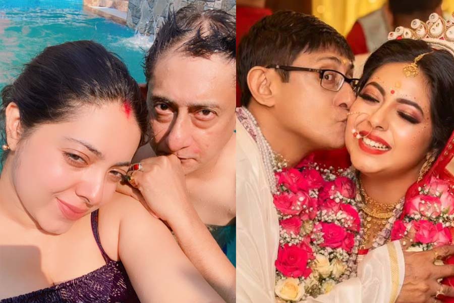 জামাইষষ্ঠীতে গরমে পুড়ছে শহর, ঝুপ করে সুইমিং পুলে ডুব কাঞ্চন-শ্রীময়ী!