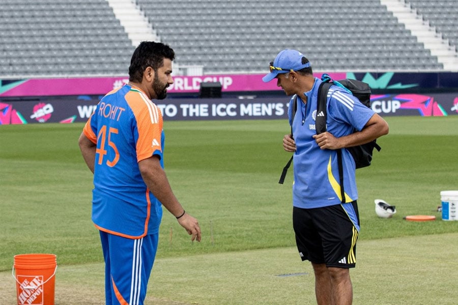 India Coach Rahul Dravid worried over soft ground and spongy pitch in New York Stadium