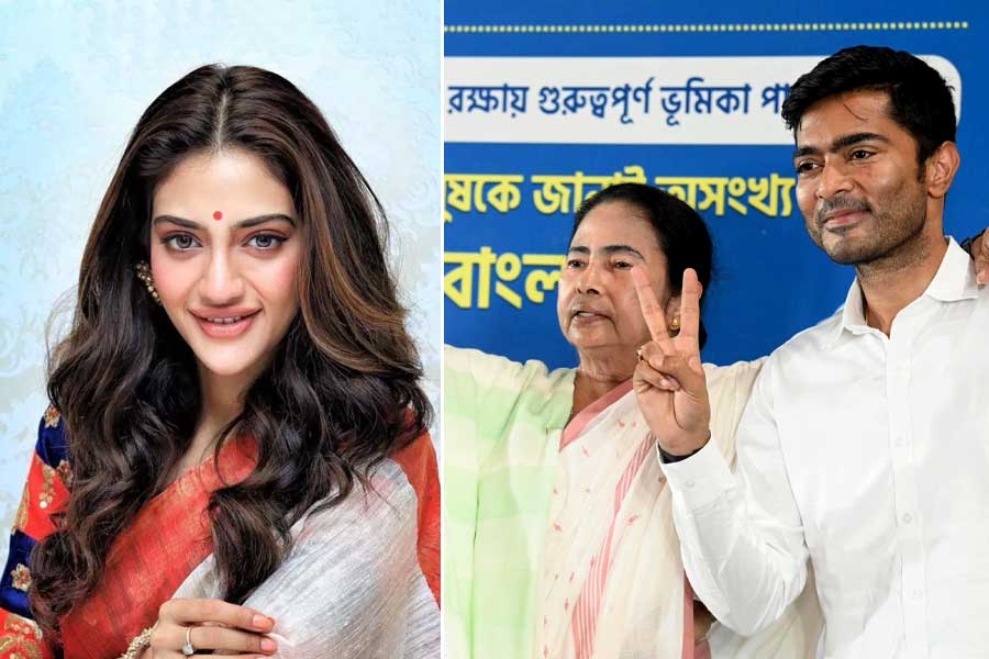 টিকিট না পেয়েও দলবদলু নয়, তৃণমূলের ফল দেখে মমতা-অভিষেক বন্দনায় নুসরত
