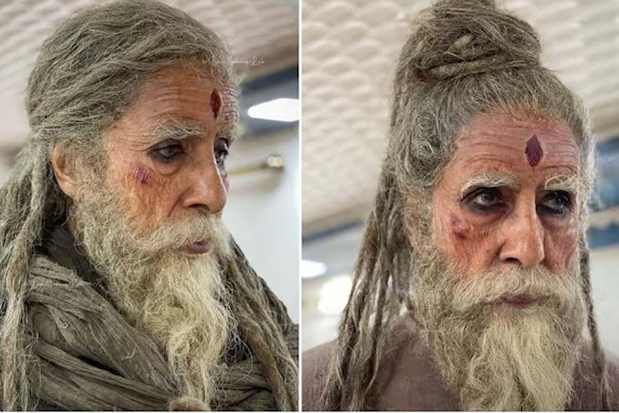 ‘কল্কি ২৮৯৮ এডি’ ছবিতে অশ্বত্থামা লুকে চমক অমিতাভের, জানেন মেকআপ করতে কত ঘণ্টা লেগেছিল?