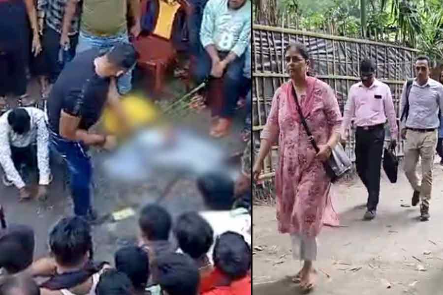 পুলিশকে ‘না জানিয়ে’ চোপড়ার নির্যাতিত যুগলের বাড়িতে মানবাধিকার কমিশনের প্রতিনিধিরা