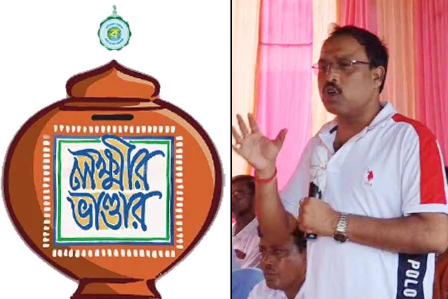 ভোট না দিলে লক্ষ্মীর ভাণ্ডার থেকে নাম বাদ! নিদান দিয়ে বিতর্কে দিনহাটার তৃণমূল নেতা