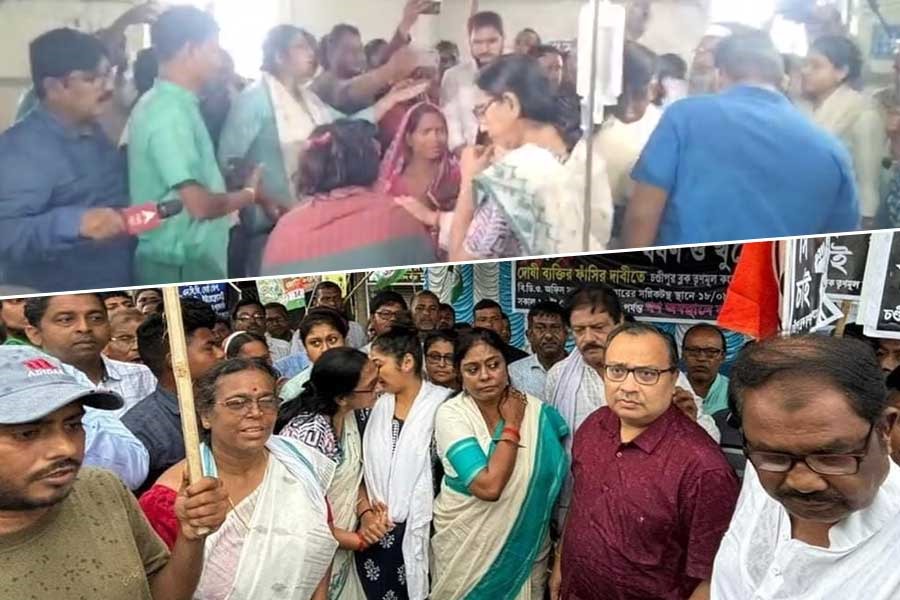 আর জি করের পর ‘বিচার চাই’ স্লোগান নন্দীগ্রামেও, শুভেন্দু গড়ে তৃণমূল করায় মহিলাকে নির্যাতন?