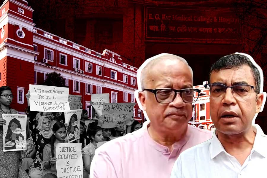 লালবাজারে দুই চিকিৎসক, কুণাল-সুবর্ণ ইস্যুতে রাজপথে চিকিৎসকরা