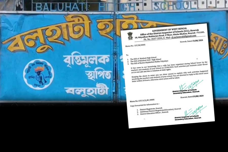 আর জি কর হত্যাকাণ্ড: কেন মিছিলে ছাত্রছাত্রীরা? হাওড়ার ৩ স্কুলকে ‘শোকজ’ শিক্ষাদপ্তরের