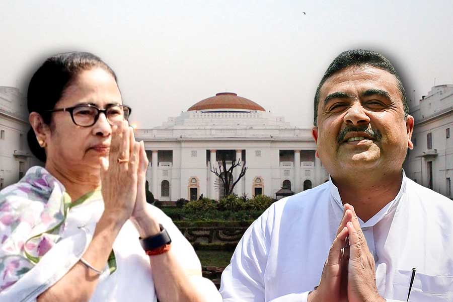 বিরল সৌজন্য বিধানসভায়, বঙ্গভঙ্গ ইস্যুতে মমতার পাশেই শুভেন্দু