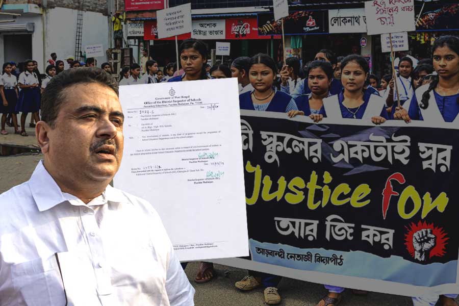 স্কুলের বাইরের কর্মসূচিতে যোগ নয় পড়ুয়াদের! রাজ্যের নির্দেশে আন্দোলন রোখার চেষ্টা দেখছেন শুভেন্দু