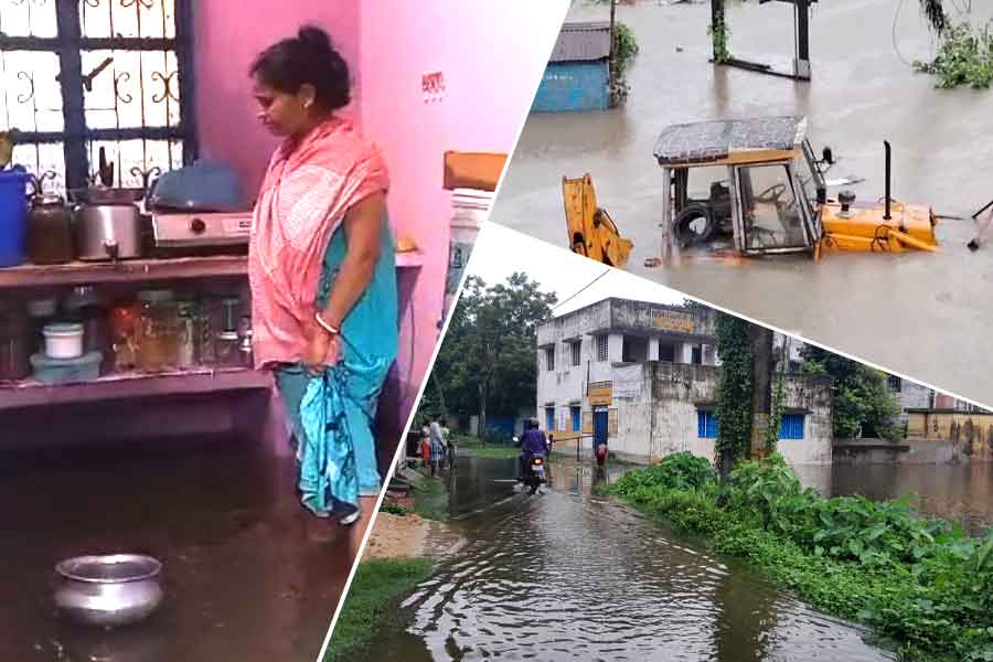 রাজ্যজুড়ে প্রবল বৃষ্টি, কোথাও ভাঙল বাড়ি, ডুবল জমি, দেখুন দুর্যোগের খণ্ডচিত্র