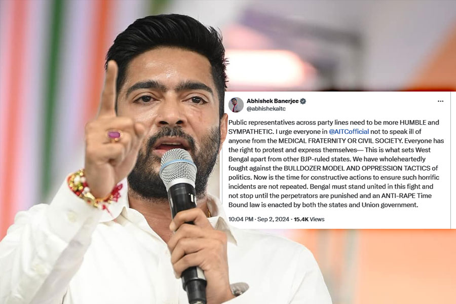 ‘প্রতিবাদ সবার অধিকার, চিকিৎসক-সুধীজনদের কুমন্তব্য নয়’, কড়া বার্তা অভিষেকের