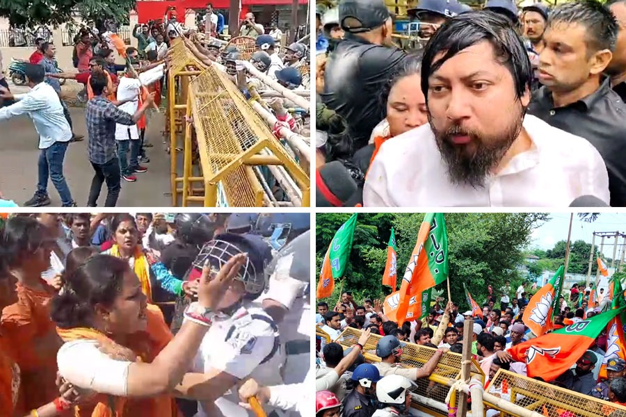 ডিএম অফিসে ইটবৃষ্টি! পুলিশ-বিজেপি কর্মীদের সংঘর্ষে উত্তপ্ত কোচবিহার, গ্রেপ্তার নিশীথ প্রামাণিক