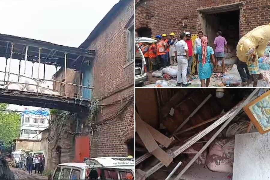 হাওড়ায় গোডাউনের সিলিং ভেঙে বিপত্তি, ঘুমন্ত অবস্থায় মৃত্যু ৪ শ্রমিকের