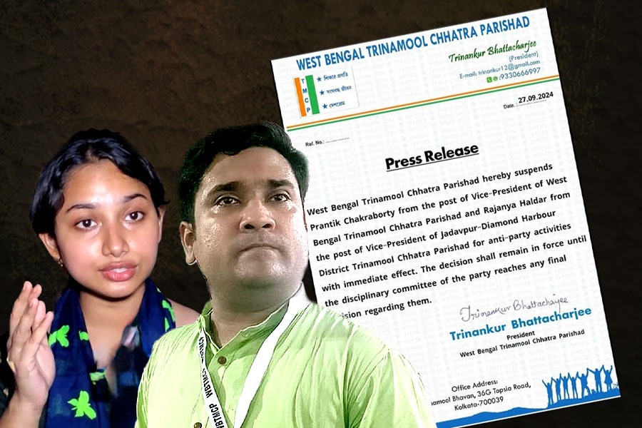 শর্টফিল্ম নিয়ে বিতর্ক! ‘দলবিরোধী’ কাজের জন্য সাসপেন্ড প্রান্তিক-রাজন্যা