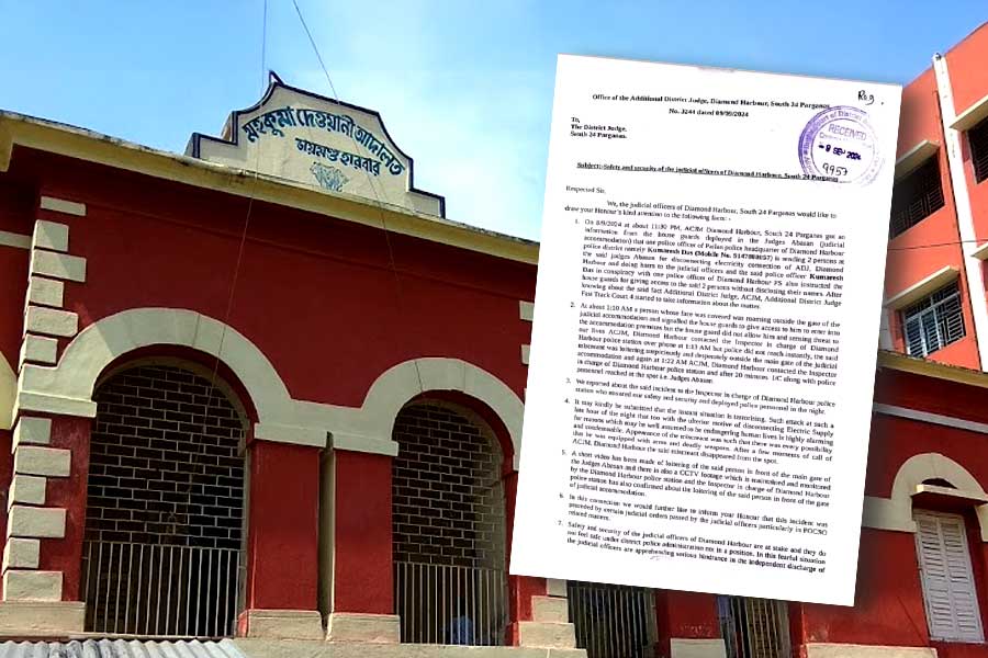 আতঙ্কে খোদ বিচারকরাই, হুমকি দিচ্ছে পুলিশ! জেলা জজকে চিঠি ৩ বিচারকের