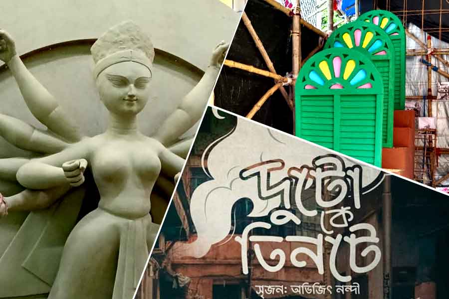 ‘দুটোকে তিনটে’ করে দাও! বাঙালির প্রাত্যহিক সঙ্গী ‘চা’ই পুজোর থিম শুঁড়া সর্বজনীনের