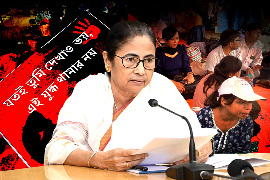 ‘ভয় পাই না, বৈঠকের লাইভ চাই,’ মমতার মন্তব্যে ফের সরব আন্দোলনরত চিকিৎসকরা