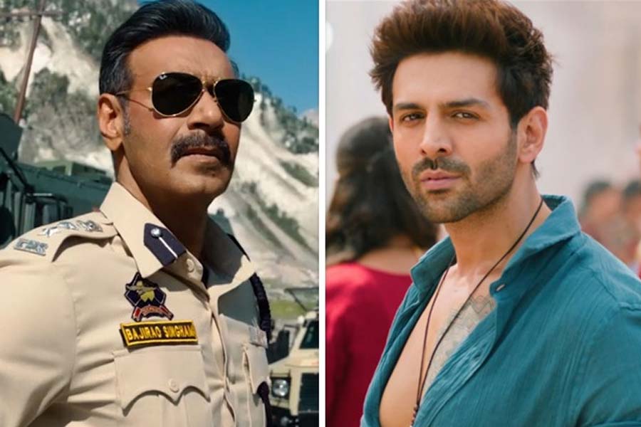 অগ্রিম বুকিংয়েই ১ কোটি পার করল ‘ভুলভুলাইয়া ৩’ , ‘সিংহম এগেইন’ টিকতে পারবে?