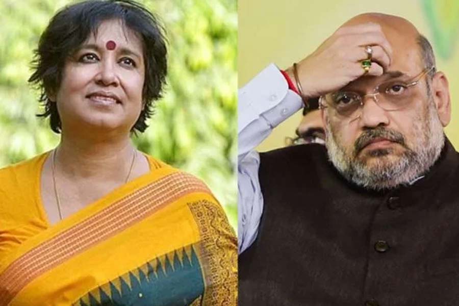 ‘আমাকে ভারতে থাকতে দিন’, রেসিডেন্স পারমিট শেষ হওয়ায় অমিত শাহকে আর্জি তসলিমার