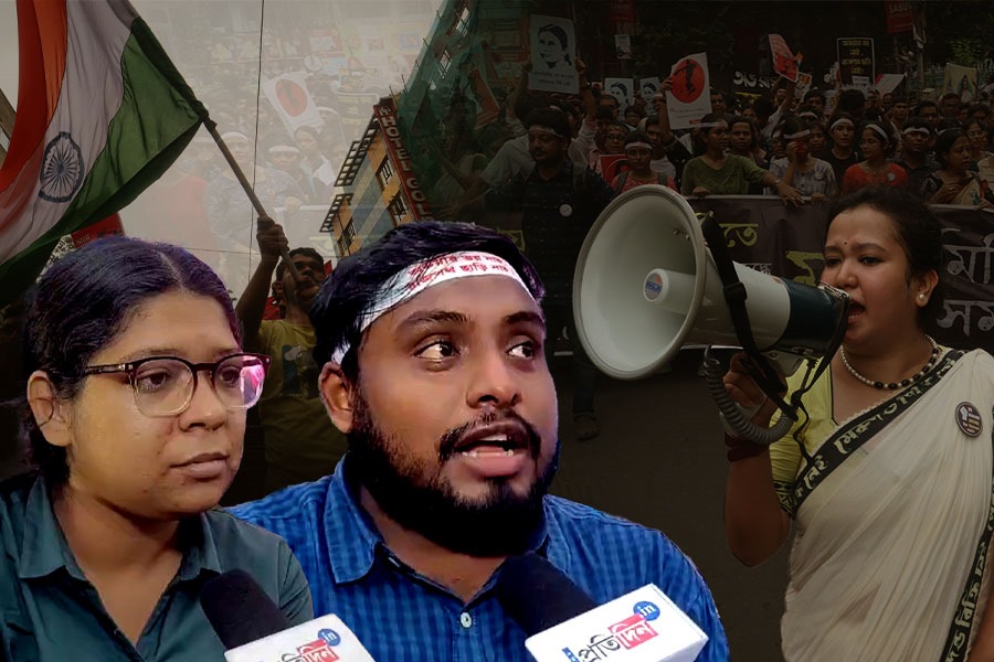 মহালয়ায় মহা-সমাবেশ, দেবীপক্ষের সূচনাতেও প্রতিবাদে জুনিয়র চিকিৎসকরা