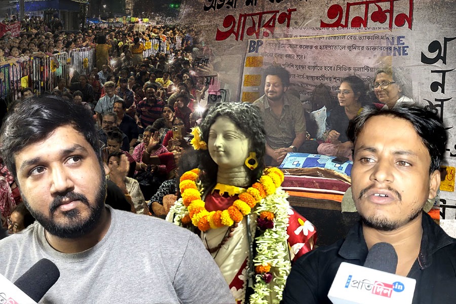 অসুস্থ হলেও সমঝোতা নয়! অনশন-আন্দোলনে ‘সরব’ ধর্মতলা