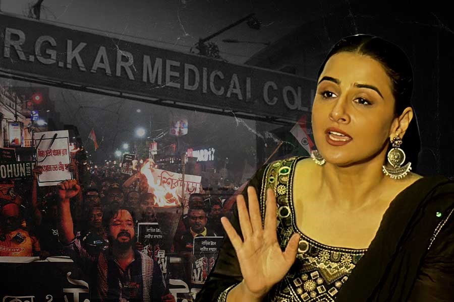 আর জি কর হাসপাতালে চিকিৎসক খুনের ঘটনায় ‘বিস্মিত’ বিদ্যা বালান