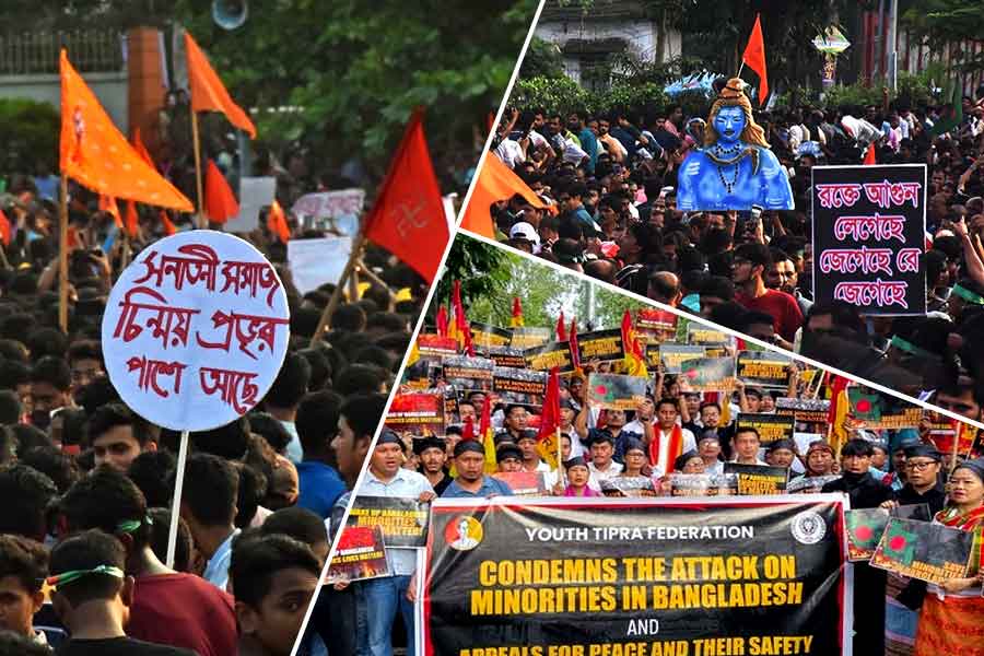 ‘আমরাই ভূমিপুত্র’, চট্টগ্রামে বিক্ষোভ সমাবেশে ইউনুস সরকারকে ৮ দফা দাবি হিন্দুদের