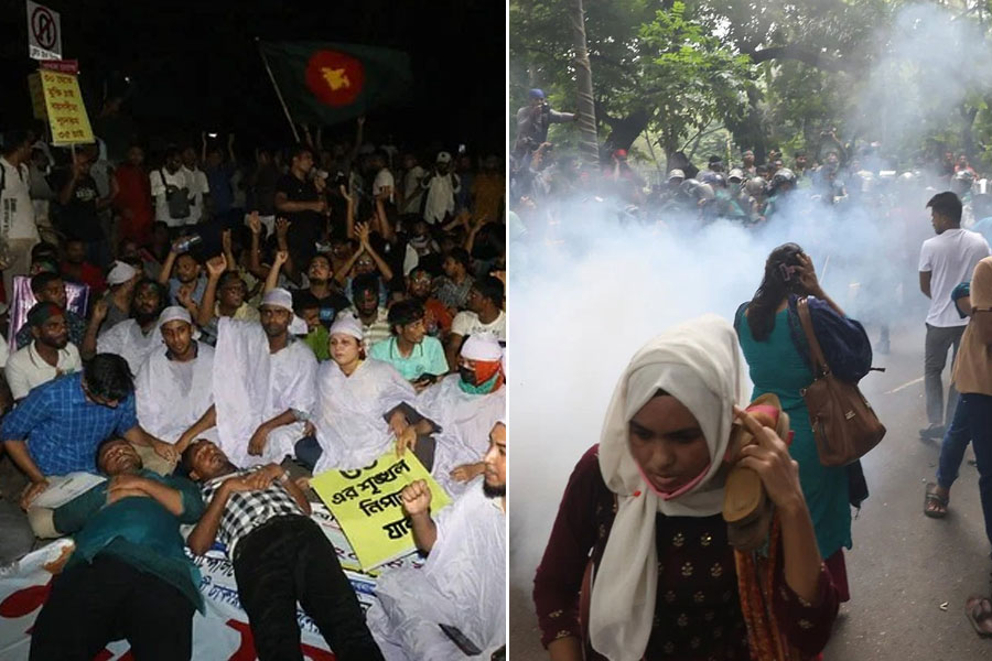 কোটা সংস্কারের পর এবার চাকরিতে বয়সসীমা বাড়ানোর দাবি, ইউনুসের বাসভবনের সামনে প্রতিবাদ