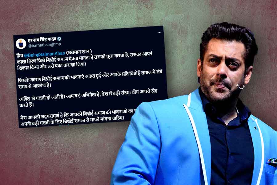 বিষ্ণোইদের কাছে সলমনের ক্ষমা চাওয়া উচিত, ‘উপদেশ’ বিজেপি সাংসদের