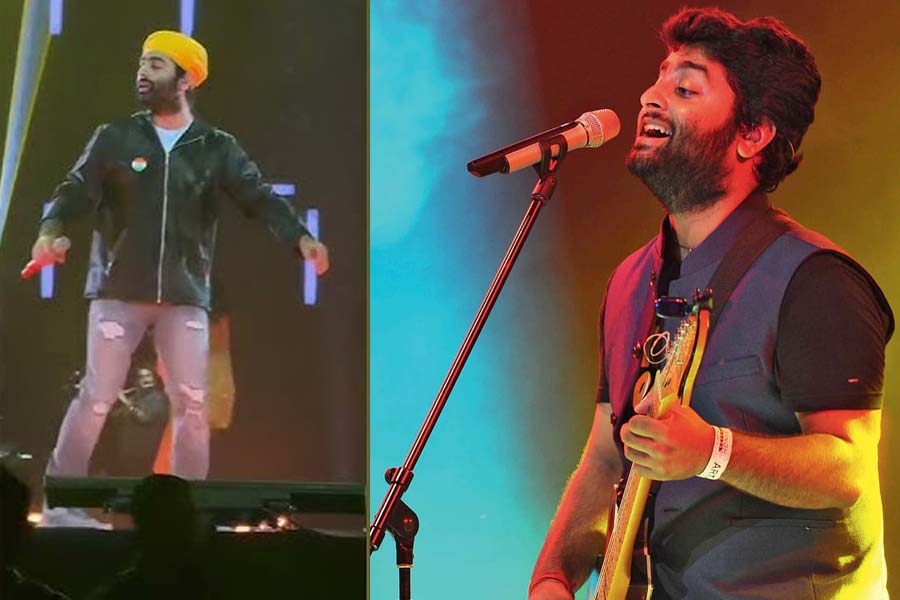 শুধু গানই নয়, নেচেও মঞ্চ মাতালেন অরিজিৎ সিং, শাহরুখকে দিলেন টেক্কা, ভাইরাল ভিডিও