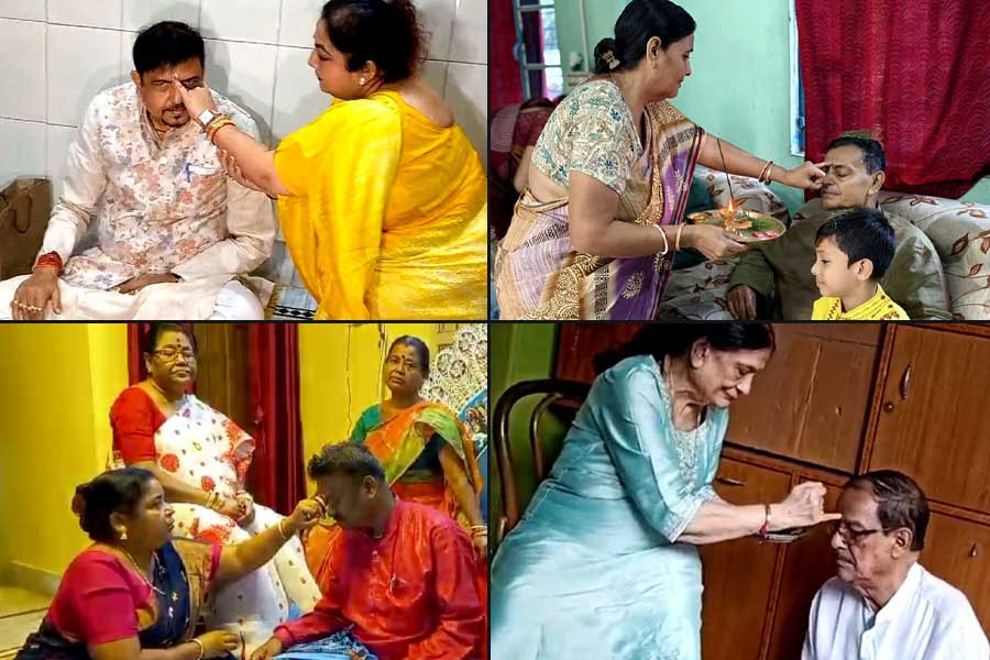 ভাইফোঁটায় শামিল সুজিত-স্বপন-মলয়-বেচারাম, মন্ত্রী ‘ভাই’দের মঙ্গলকামনা দিদিদের