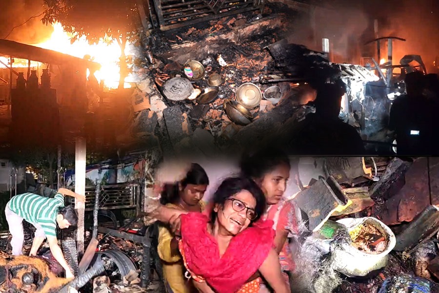 কালিকাপুরে ভয়াবহ আগুন, নিমেষেই পুড়ল ‘শেষ’ স্মৃতিটুকুও