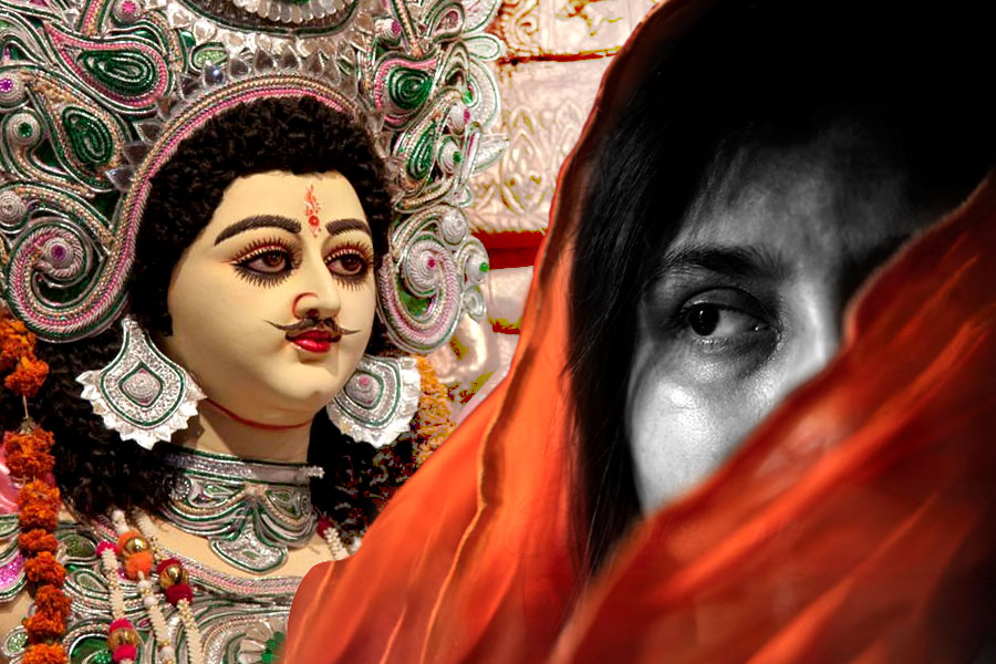 বদ্ধ ঘরে নয়, এবার সোনাগাছিতে প্রথা ভেঙে বারোয়ারি আরাধনা ‘বাবু’ কার্তিকের