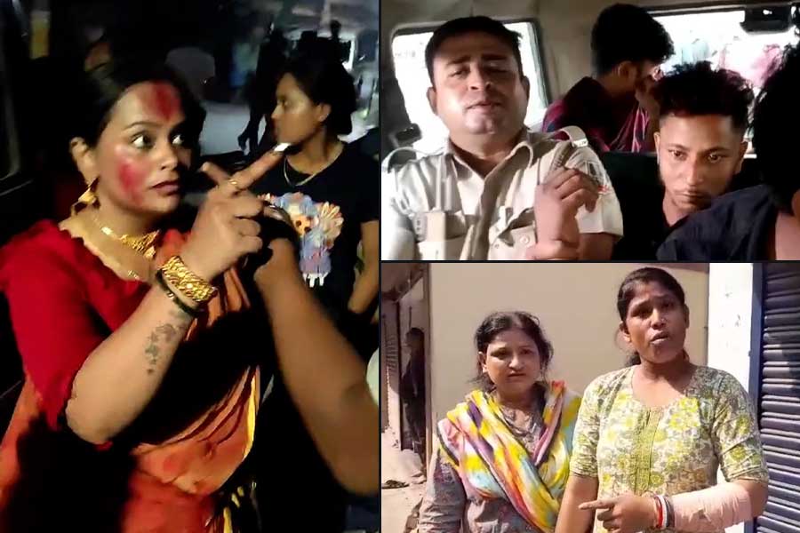 বিসর্জনে শব্দবাজির তাণ্ডব, প্রতিবাদ করায় মারধর! পুলিশকে কামড়