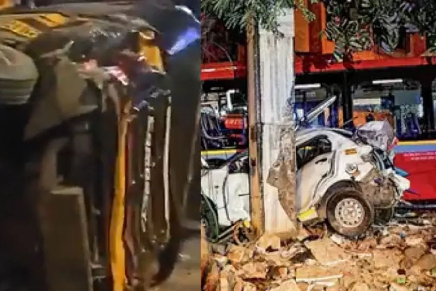 পর পর গাড়িতে ধাক্কা, মুম্বইয়ে ভয়াবহ বাস দুর্ঘটনায় মৃত ৭, আহত অন্তত ৪০